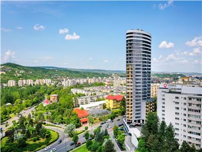 ✅ Apartament superb cu 2 camere | 48 mp | garaj | prima inchiriere | West Tower Cluj!